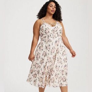 Torrid Strappy Tea Length Dress 00